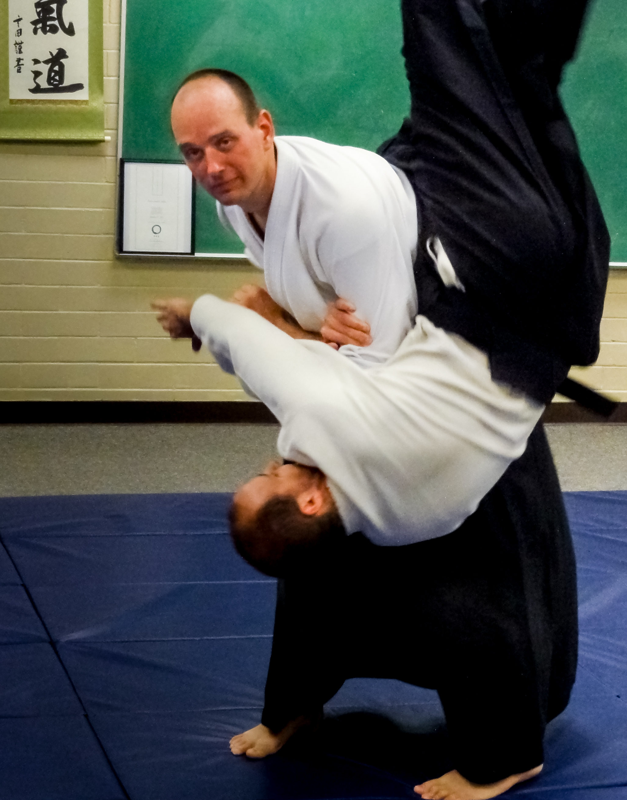 Szczepanski Sensei Throwing Jeremy Neff